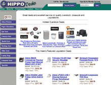 Tablet Screenshot of hippodeals.com